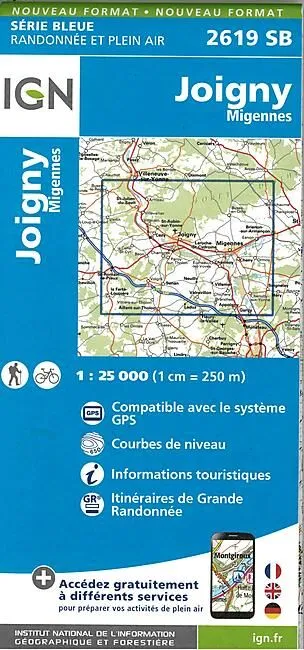 2619 SB JOIGNY MIGENNES 1 25 000