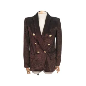 BALMAIN VESTES blazer a double boutonnage tetes de lions - 117260245X