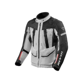 Blouson moto Revit Sand 4 H2O argent noir