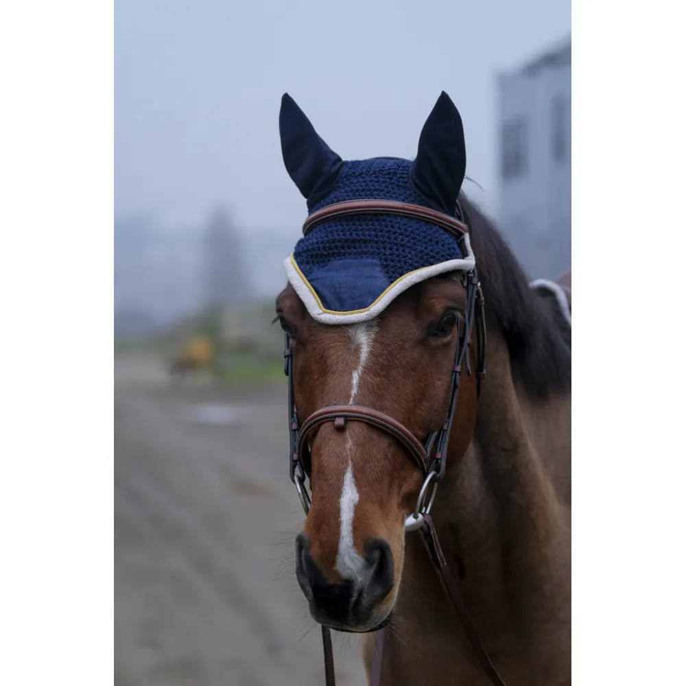 Bonnet chasse-mouches EQUITHÈME Denim - PADD - BONNETS POUR CHEVAUX - PADD