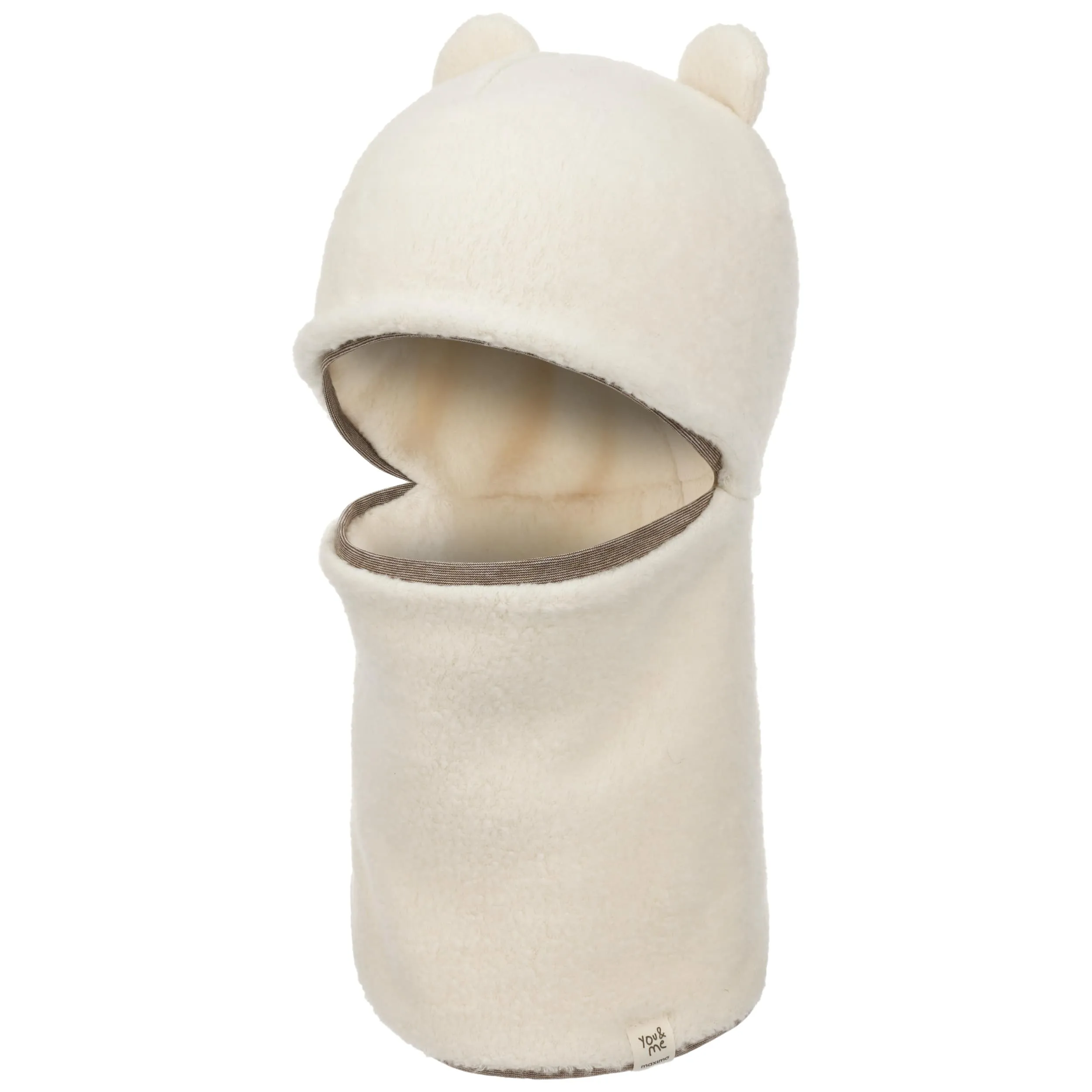 Cagoule GOTS Kids Teddy Fur by maximo --> Chapeaux, casquettes & bonnets en ligne ▷ Chapeaushop