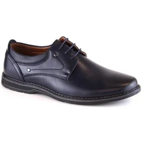 Chaussures à lacets élégantes pour hommes bleu marine News 4092