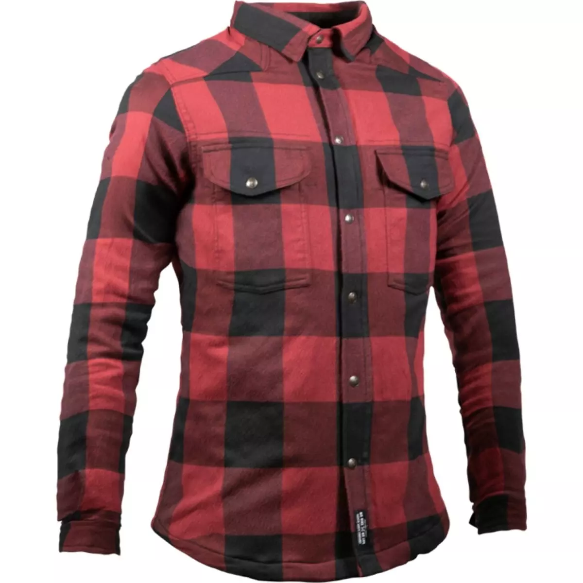Chemise Femme John Doe Motoshirt Noir Rouge - Blousons et Vestes Moto Femme