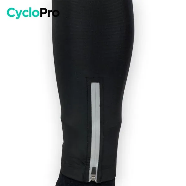 COLLANT CYCLISTE HIVER HOMME BLEU - CRISTAL+