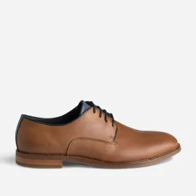 Derby cognac cuir éco-conçu - Chaussures de ville Homme | ERAM