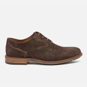 Derby marron en cuir velours éco-conçu - Chaussures de ville Homme | ERAM