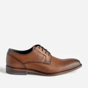 Derby éco-conçu cognac cuir - Chaussures de ville Homme | ERAM