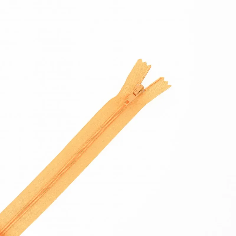 Fermeture à glissière nylon - orangeade