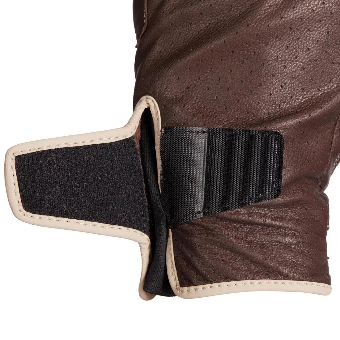 Gants cuir équitation femme 900