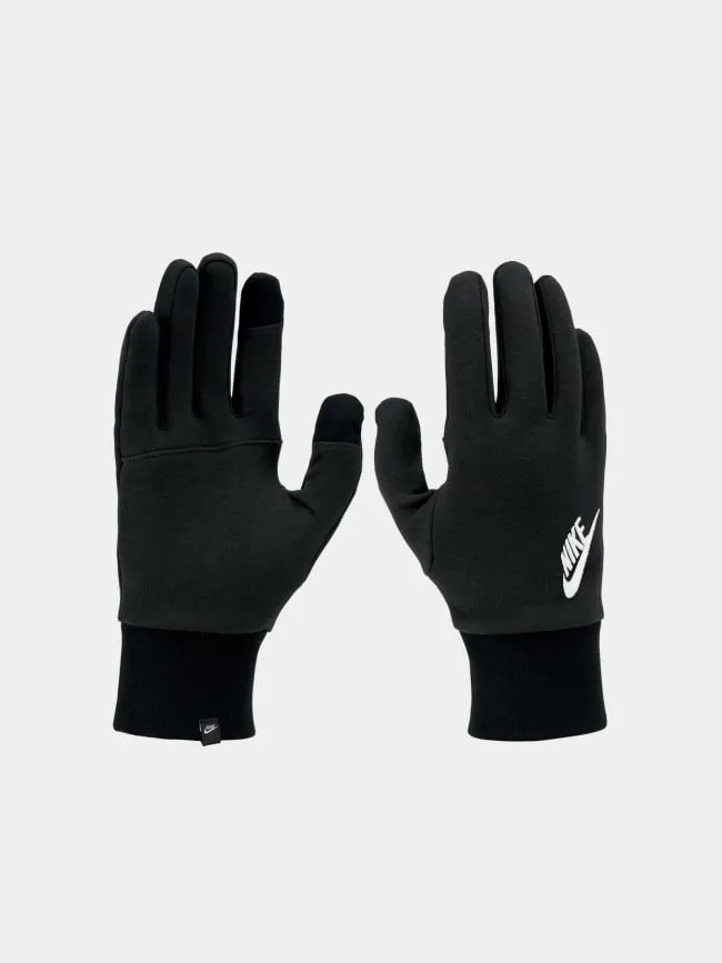 Gants de running tg club fleece homme noir - Nike | wimod