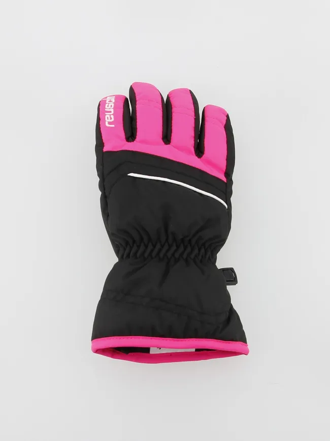 Gants de ski alan noir/rose enfant - Reusch | wimod