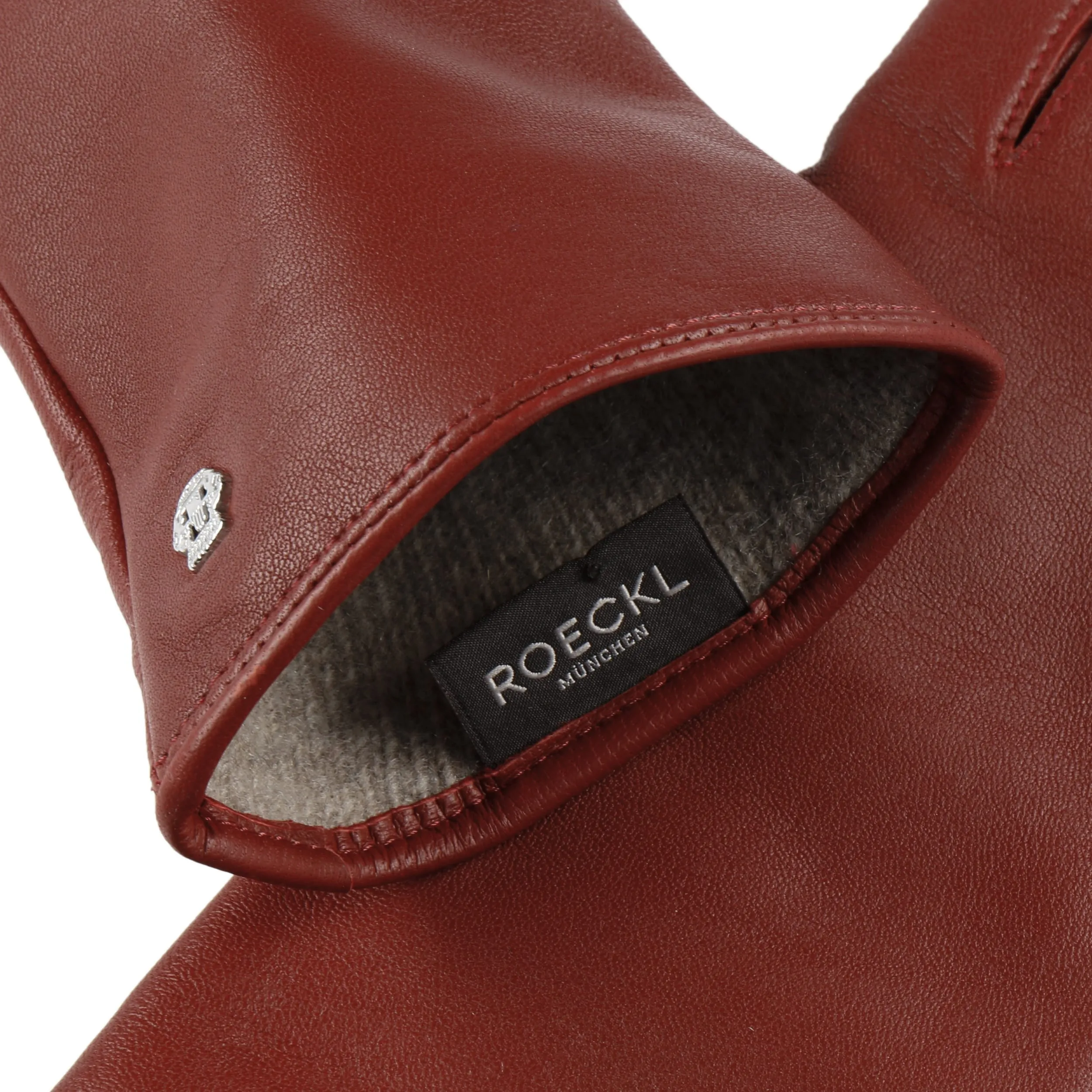 Gants en Cuir avec Doublure en Laine by Roeckl --> Chapeaux, casquettes & bonnets en ligne ▷ Chapeaushop