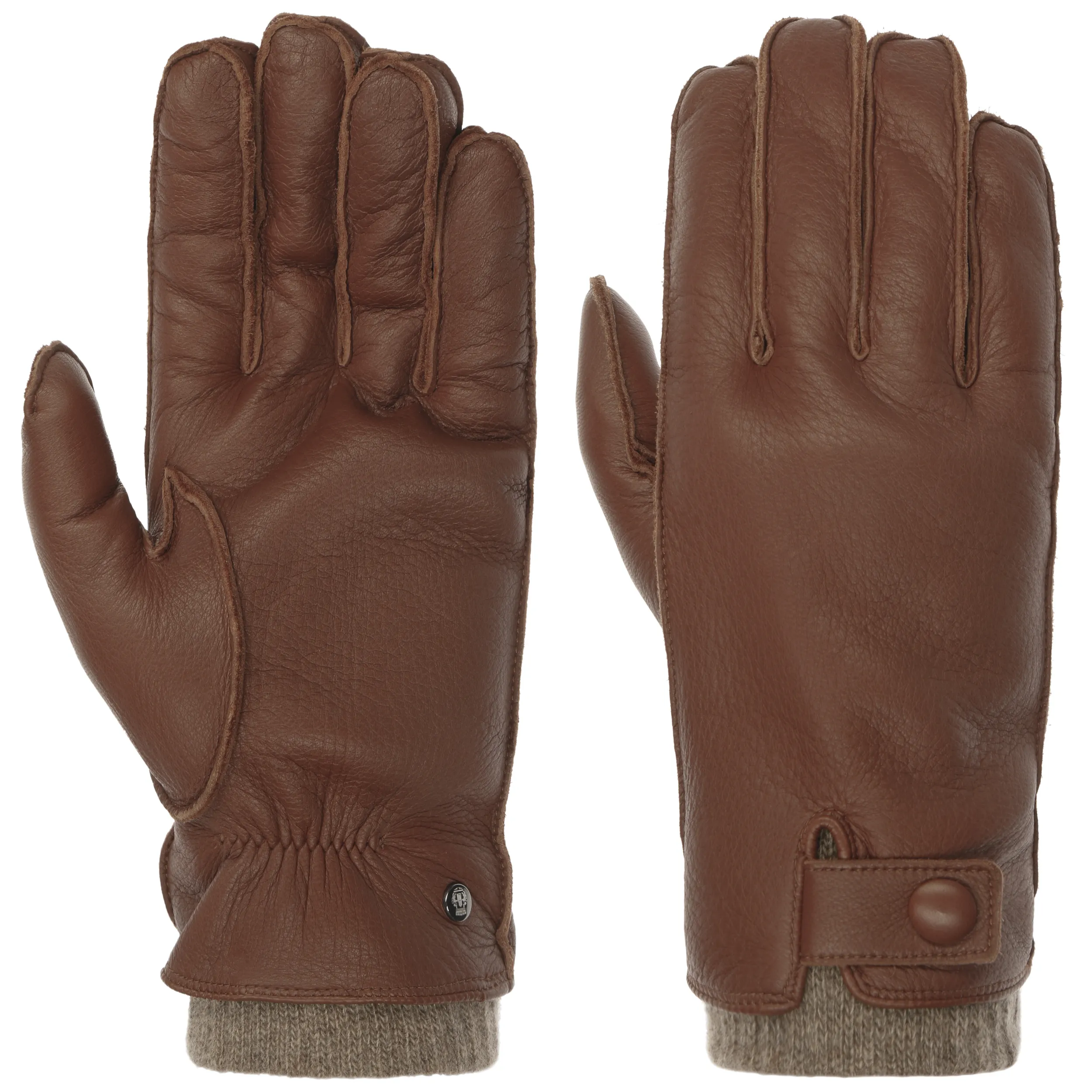 Gants en Cuir Soft Button by Roeckl --> Chapeaux, casquettes & bonnets en ligne ▷ Chapeaushop