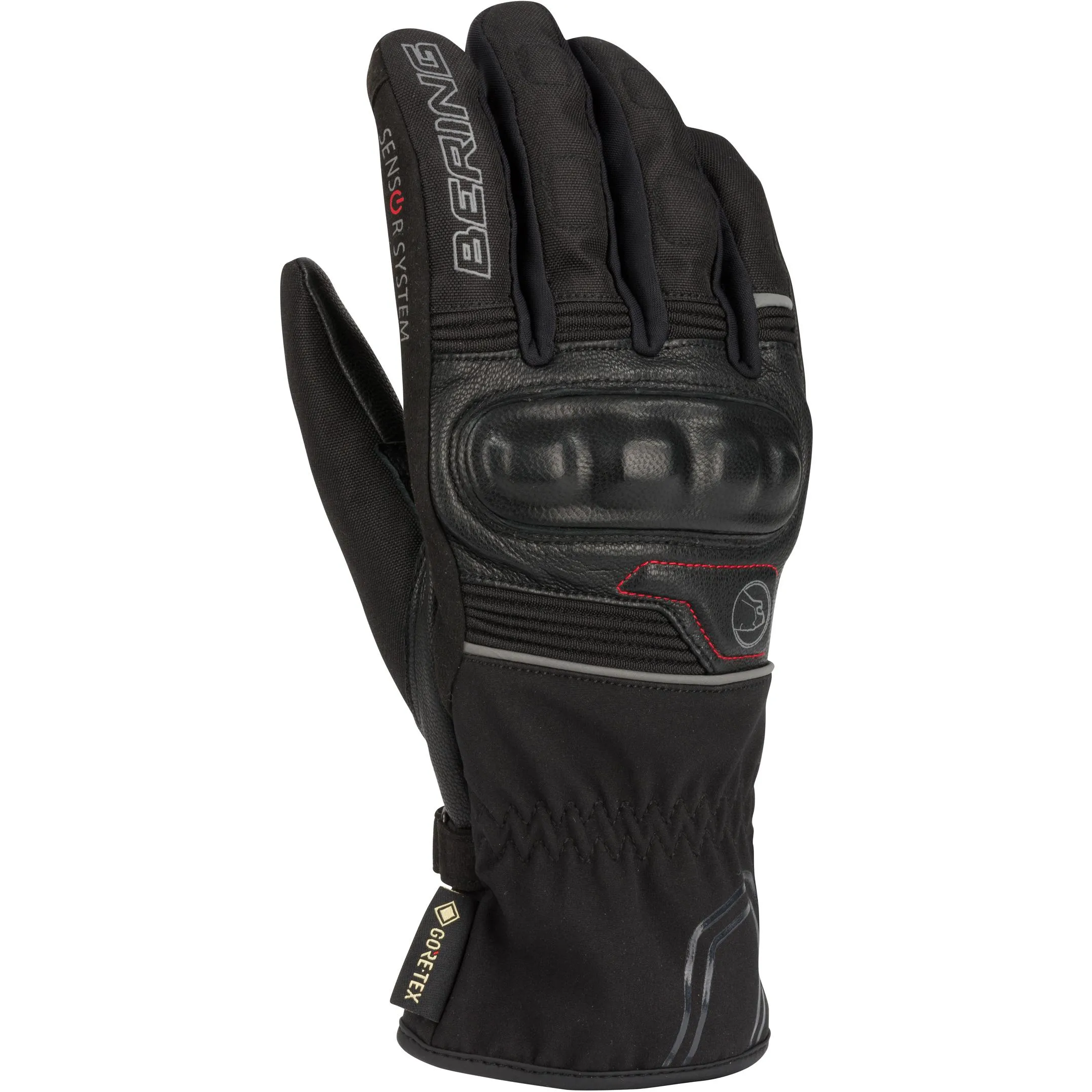 Gants FLITZ BERING Noir - MAXXESS.FR, Gants moto mi-saison