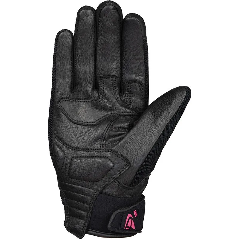 Gants MIG LADY IXON noir/fushia - MAXXESS.FR, Gants moto mi-saison