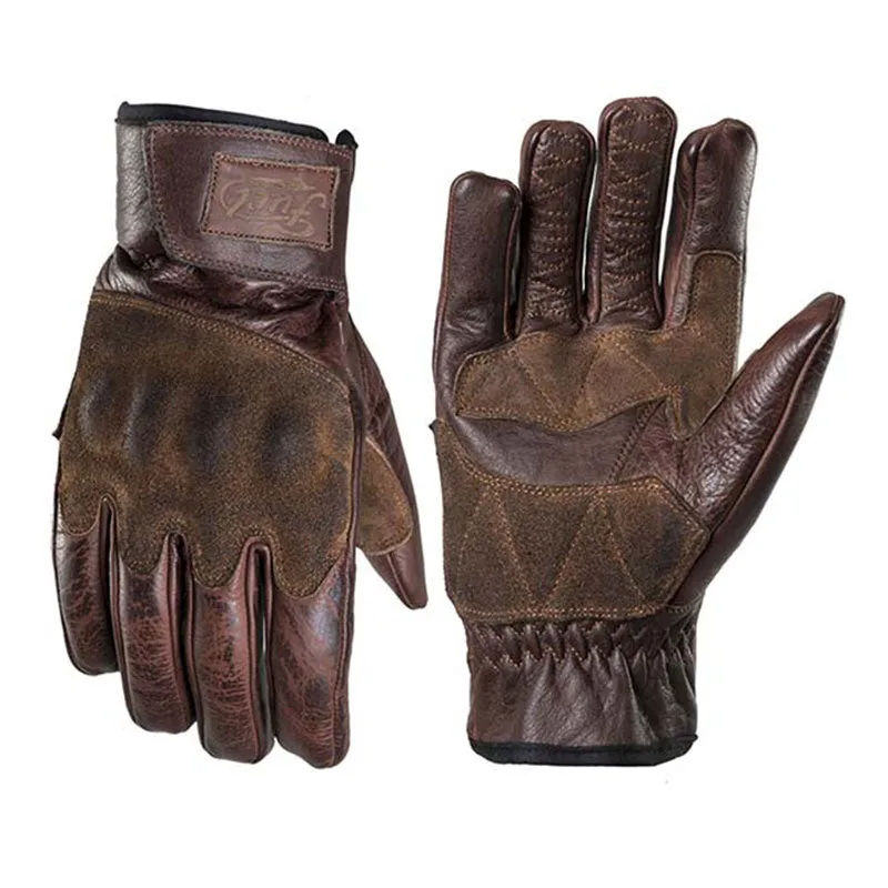 Gants moto RODEO Marron CE1KP | Fuel Motorcycles