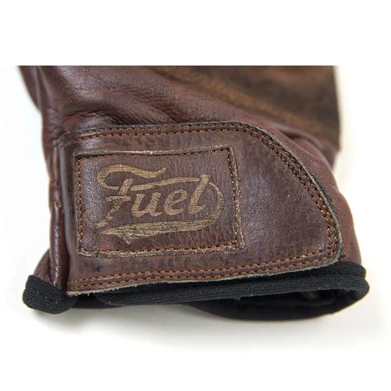 Gants moto RODEO Marron CE1KP | Fuel Motorcycles