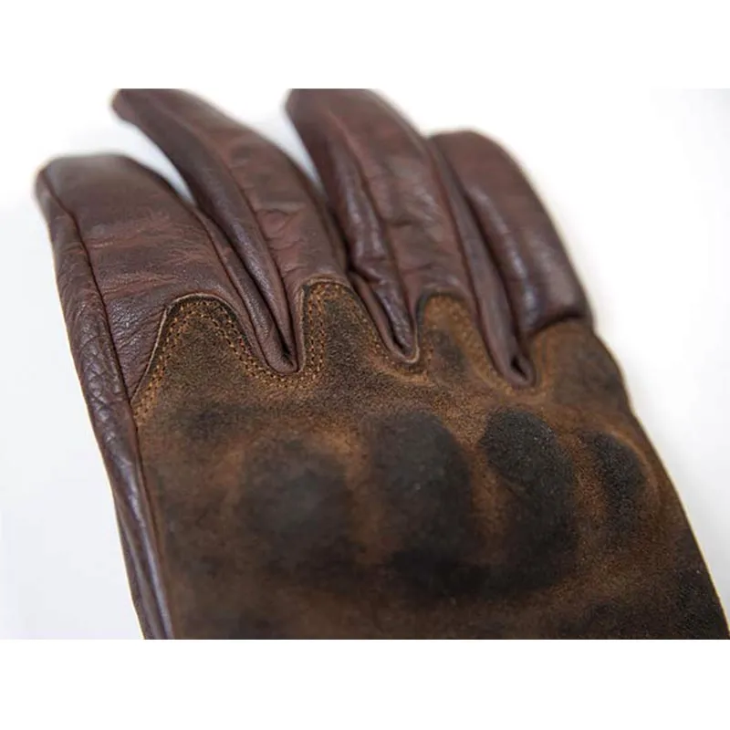 Gants moto RODEO Marron CE1KP | Fuel Motorcycles