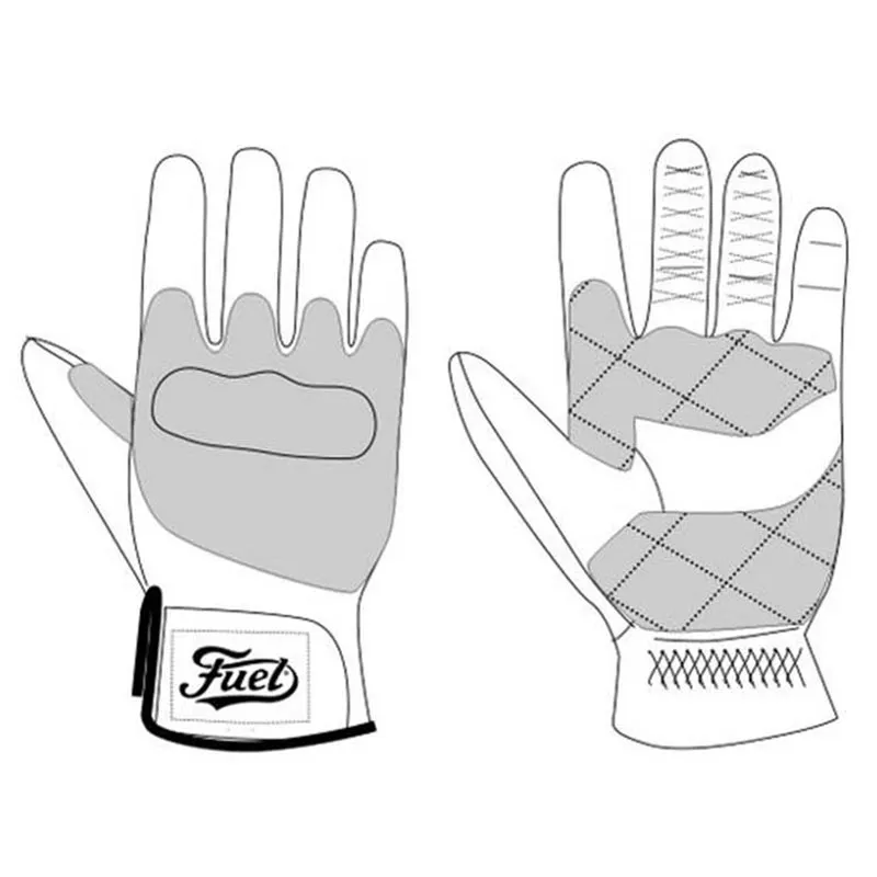 Gants moto RODEO Marron CE1KP | Fuel Motorcycles