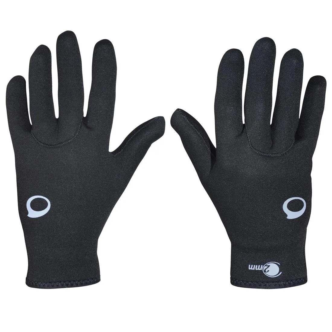 Gants plongée néoprène 2mm - noir