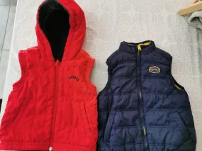 Lot 2 doudounes sans manches 3 ans - Adidas - 3 ans  | Beebs