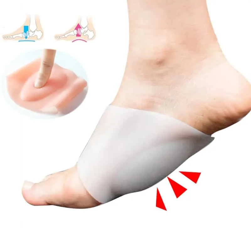 Lot de 4 pièces orthopédiques en silicone pour pieds plats • Boutique orthopédique (FR)