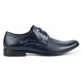 Olivier Chaussures élégantes en cuir pour hommes 302T3 bleu marine