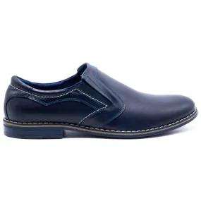 Olivier Chaussures élégantes pour hommes 283LU bleu marine