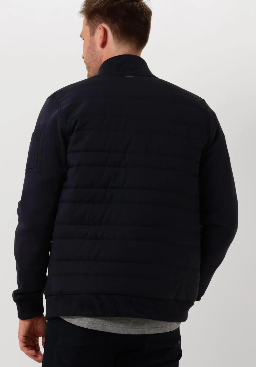 pme legend zip jacket hybrid sweat vestes en bleu