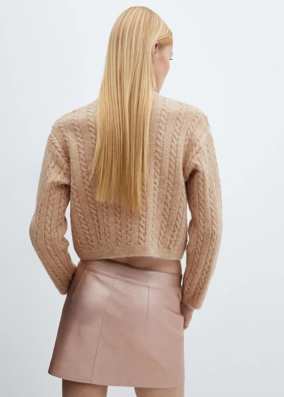 Pulls Et Cardigans | Femme MANGO Pull-over Crop Volants Rose