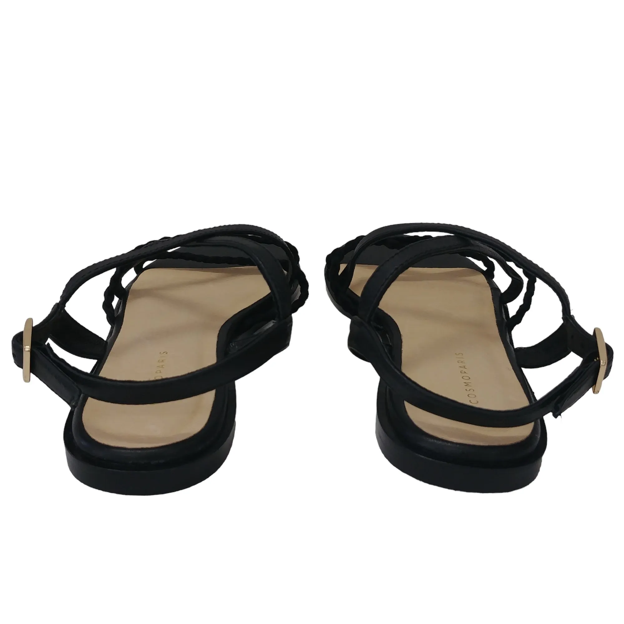 Sandales neuves Cosmoparis Hijia P 37 en cuir noir