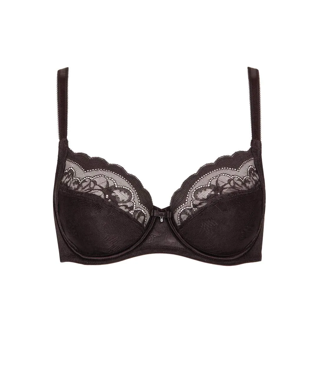 Soutien-gorge armaturé Evelyn marron bonnets F à G Lisca