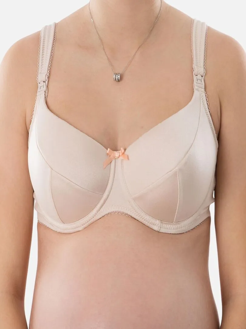 Soutien-gorge d'allaitement armatures souples ANGÉLIQUE 'Bogema' - Beige