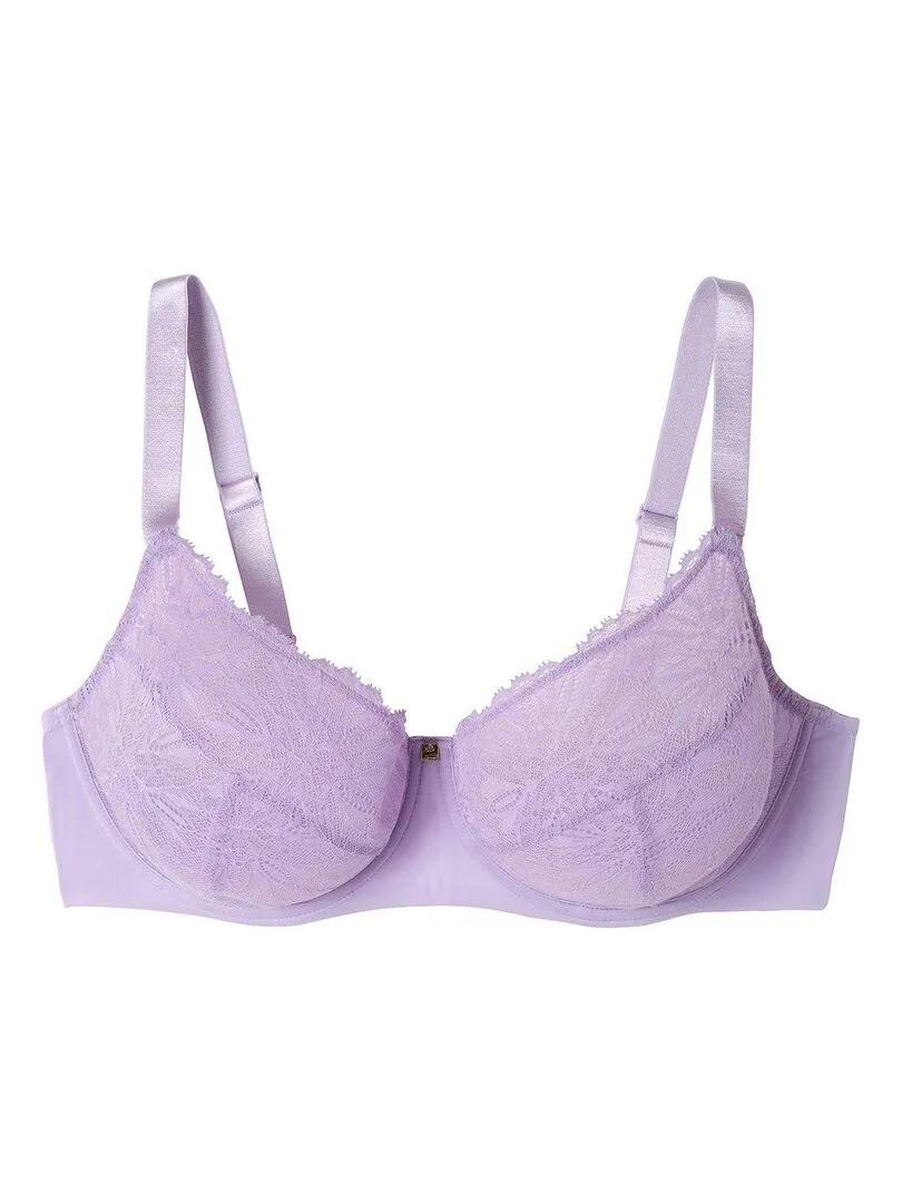 Soutien-gorge à armatures LILAS - Camille Cerf & Pomm'Poire - Violet