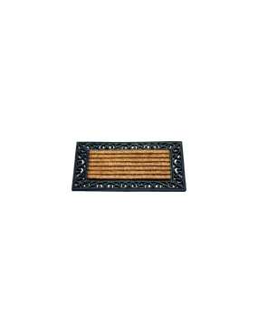 Tapis Coral en coco forme rectangle 45 x 75 cm - IDMAT