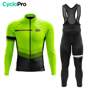 Tenue cycliste hiver Jaune Fluo - Agility