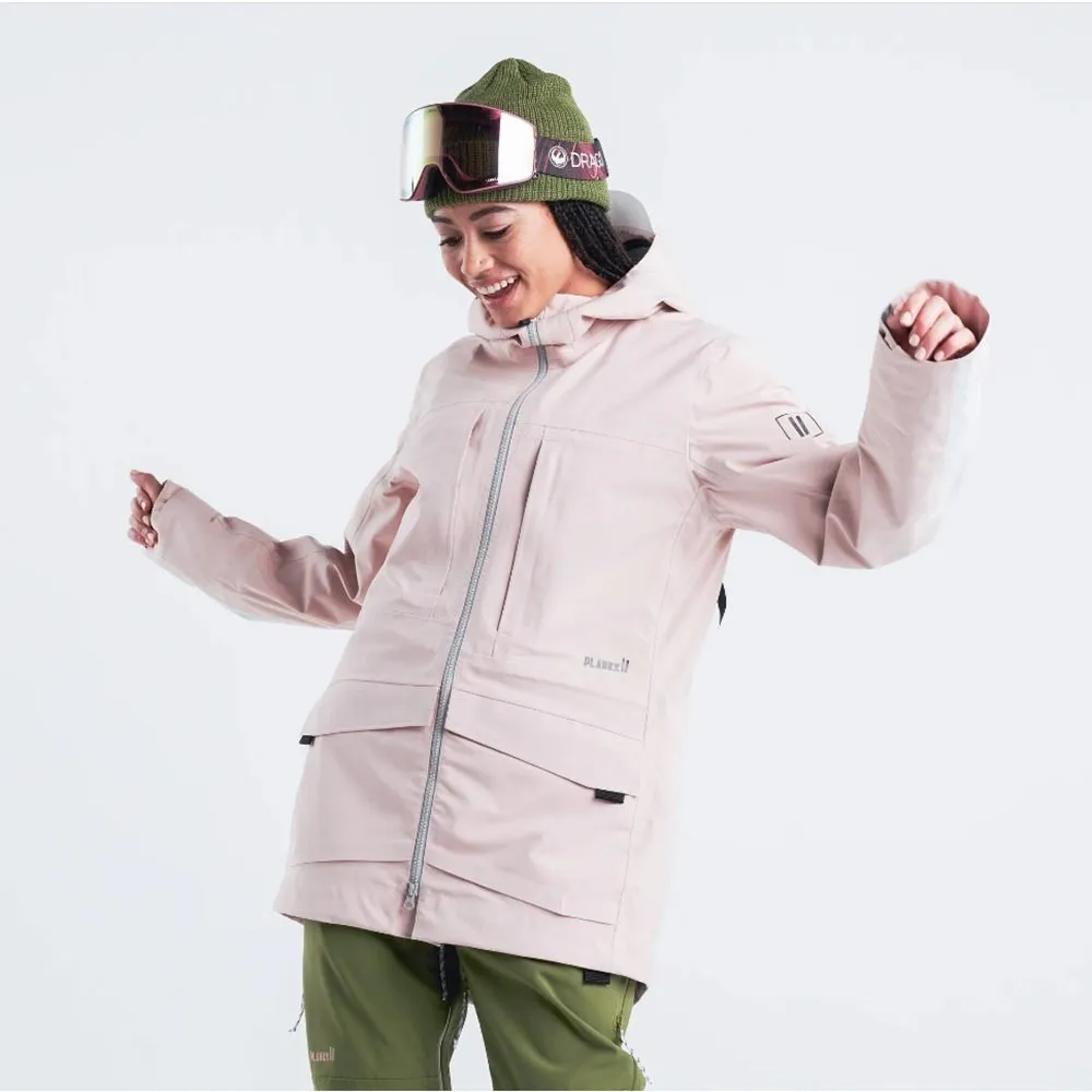 Veste de ski PLANKS Roamer 3L Shell Rose Femme