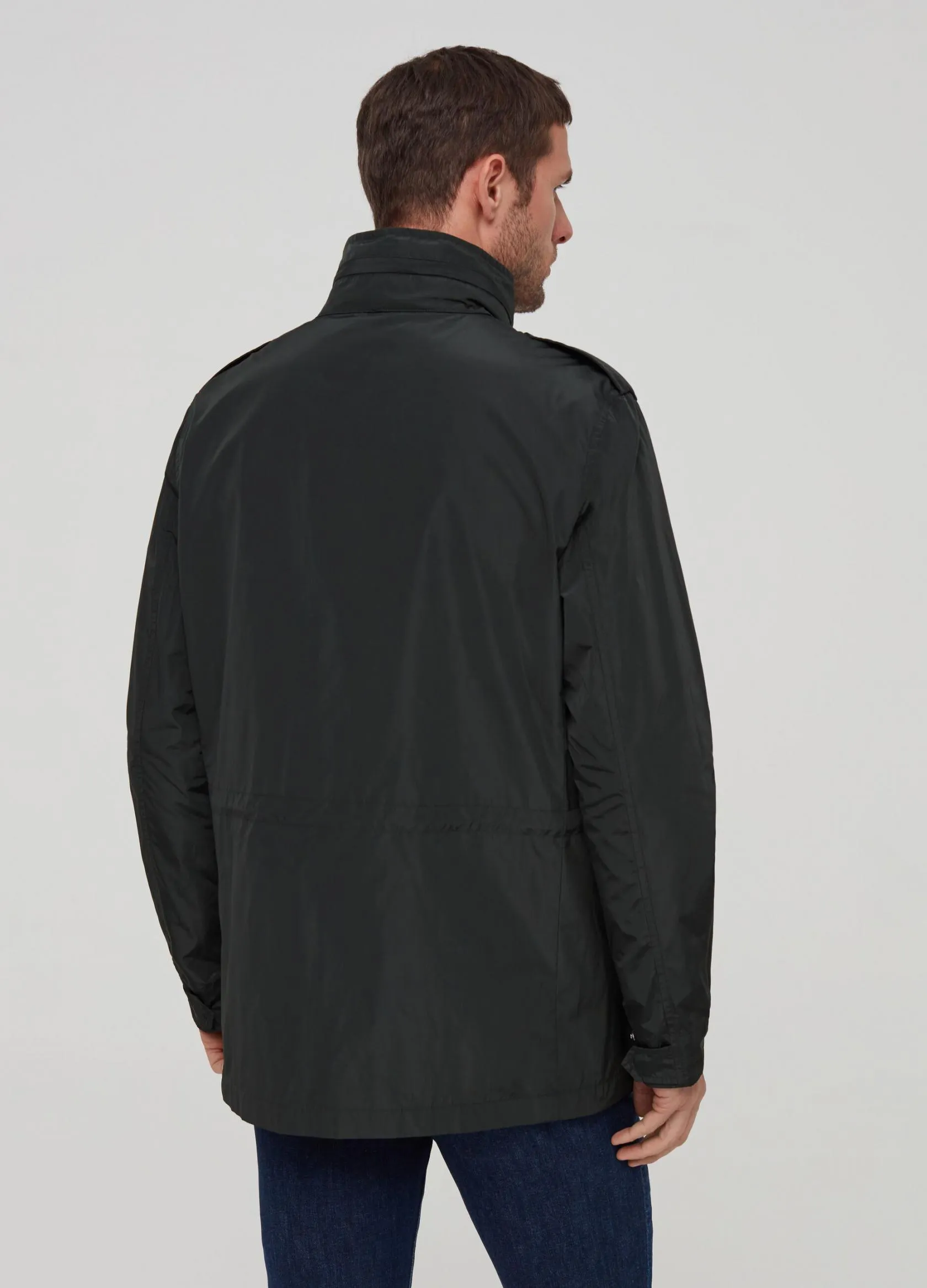 Vestes Homme | Jacket with high neck and pockets Vert foncé | OVS