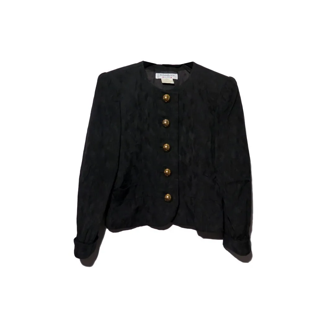 YVES SAINT LAURENT VESTES a epaulettes